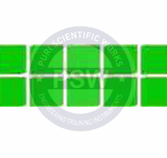 Green Plastic Beads/Cubes