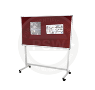 Information Board Velvet Slot Board With Gold Foil Letters With Stand